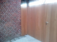 Houten poort