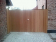 Houten poort