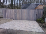 Houten poort